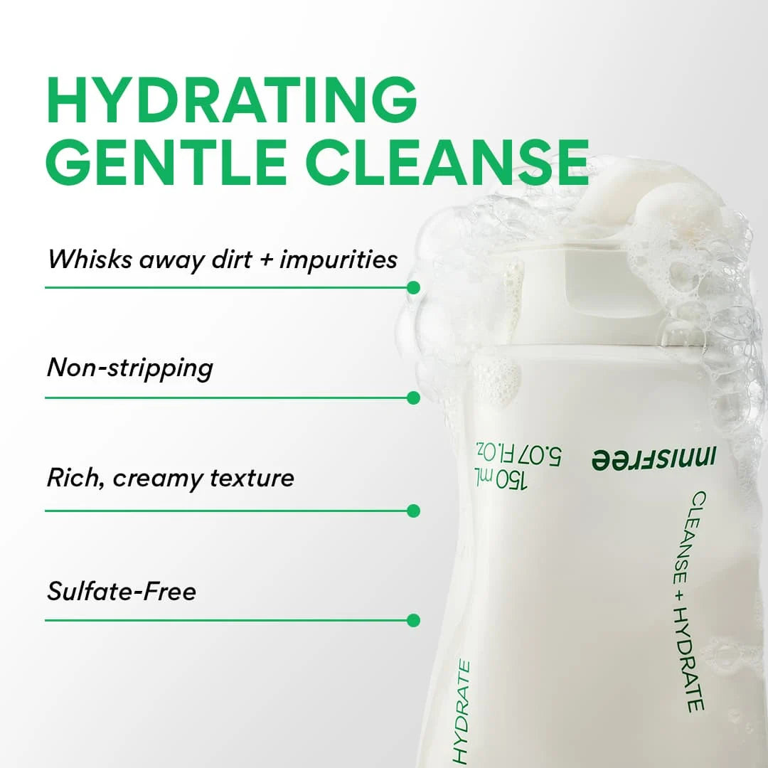 Green Tea Amino Acid Cleansing Foam – Gentle Face Cleanser