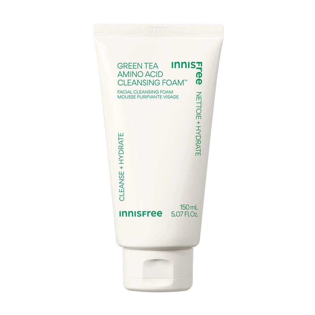 Green Tea Amino Acid Cleansing Foam – Gentle Face Cleanser